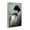 Stupell Industries Girl and Her Penguin Framed Giclee Wall Art Design by Paula Belle Flores